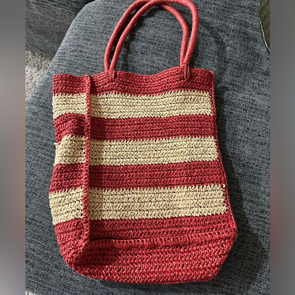 Jcrew Straw bag